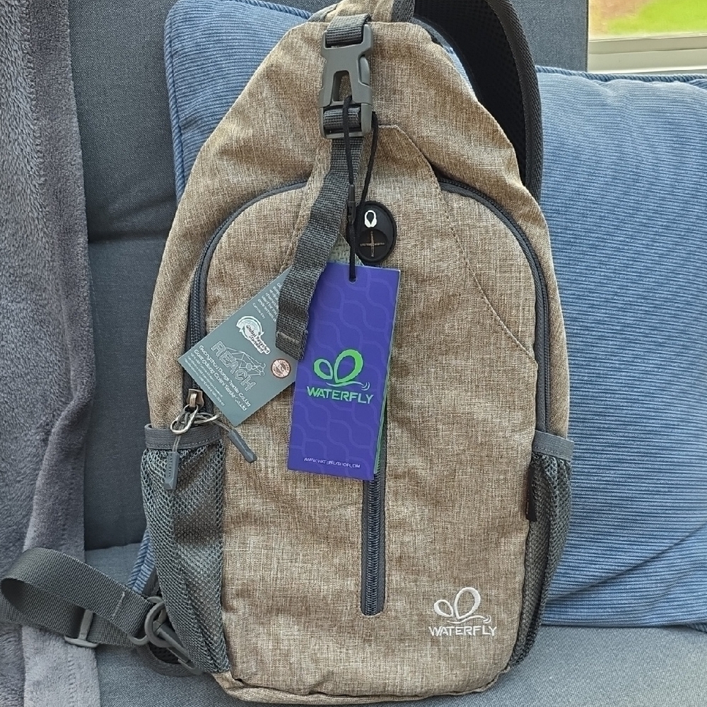 Brown Sling Bag for Men